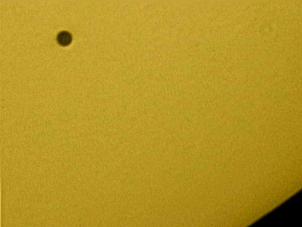 Merkur vor der Sonne - Detailansicht