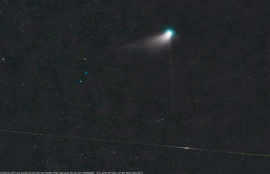 Comet 2022 E3 ZTF U2 Atlas Flare 20230207